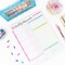 bloom daily planners Planning Pad, 8.5" x 11", Weekly Planning System, Bloom